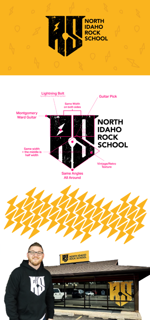 north idaho rock school branding